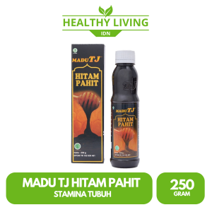 Madu TJ Hitam Pahit 250gr Diabetes Hipertensi Asam Urat Maag Meredakan SariawanTenggorokan