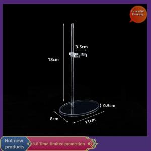 Graceful Acrylic Doll Holder Stands Transparent 30cm Figure Display Waist Foot Support Rack Bracket For 1 6 Doll Toys Show