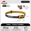 Naturehike LED Headlamp Camping Hiking Headlight Ultralight Head Lamp Light 4 Modes Flashlight SOS Emergency Red Light 60° Adjustable IP66 Waterproof 2 AAA Battery Nature Hike. 