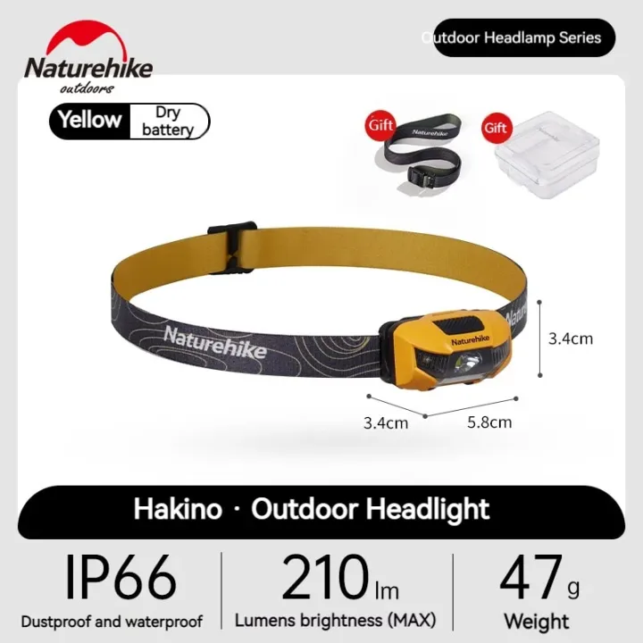Naturehike%20LED%20Headlamp%20Camping%20Hiking%20Headlight%20Ultralight%20Head%20Lamp%20Light%204%20Modes%20Flashlight%20SOS%20Emergency%20Red%20Light%2060%C2%B0%20Adjustable%20IP66%20Waterproof%202%20AAA%20Battery%20Nature%20Hike%20-%20Image%209