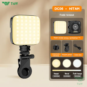 TNW DC06 Portable Selfie Light Lampu Led Video Light Mini Clip Fill Light Lampu Foto Lamp Hp Vlog Video Live Streaming
