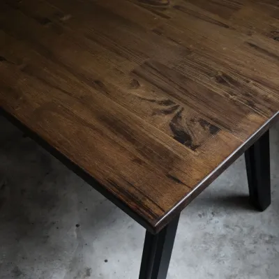 20MM Solid Rubberwood Tabletop for Office Table | Study Desk | Gaming