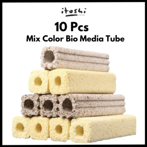 ITOSHI Mix Color Bio Filter Media 10 pcs Bacteria House Filtration Material for Aquarium Fish Tank