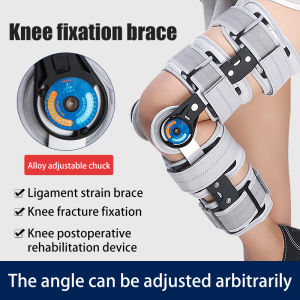 Orthopedic Hinged Knee Braces Support Adjustable Splint Stabilizer Wrap Sprain Adjustable Leg Brace Suppport And Knee Joints Protector