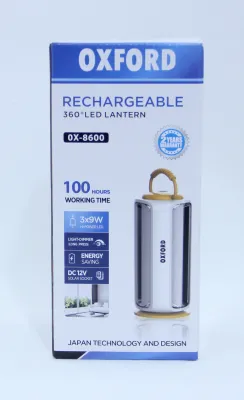 OXFORD OX8600 LED RECHARGEABLE EMERGENCY LANTERN 3 SIDE LIGHT HOT SELLING
