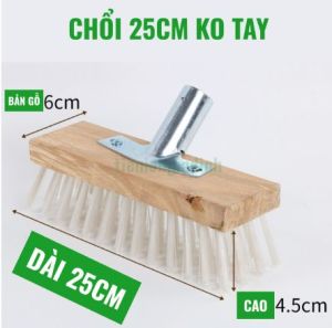 Bàn chải chà sàn cán dài sợi 45cm kích cỡ đa dạng từ 25cm đến 80cm (sợi cước)