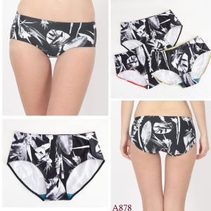 Celana Dalam Wanita Model Midi Bahan Lembut Elastis Panty Underwear Pakaian Dalam A878