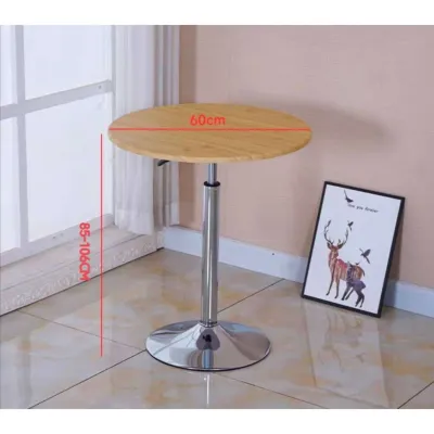 Round/Square Coffee Center Table for Living Room High Bar Table Adjustable Dining Table Side Table