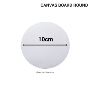 ARTYS Round Canvas Board (1/2) - (10cm 20cm  30cm  40cm) [Weststar The Art Shop]