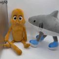 vgfd tung tung tung sahur toy Animal Cartoon Tungtungtungsahur Plush Toy Stuffed AI Brainrot Tralalelotralala Plush Doll Animal Reading Pillow Soft Shark Plush Toy Kids Birthday Gift. 