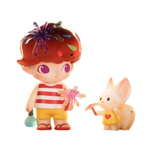POPMART Dimoo Dating Series Figures pop mart dimoo blind collection action figure decorative gift