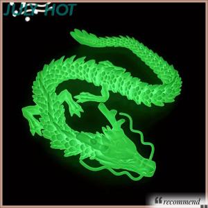[JULYHOT] 3D Printed Chinese Dragon Full Body Joints Movable Home Furnishing Decoration Ornament Worth Collecting Creative Toys