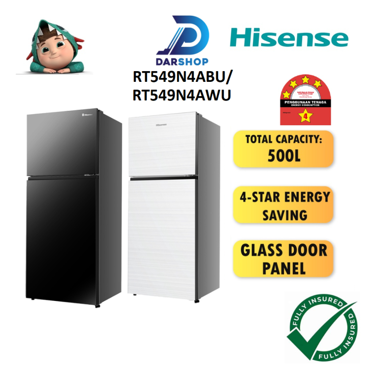 Hisense Refrigerator 2 Door Inverter 500L Fridge Peti Sejuk Peti Ais 2