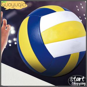 【Guoyuqiche】 Volleyball Professional Competition PVC Volleyball Size 5 For Beach Outdoor Camping Volleyball Indoor Game Ball Training Ball