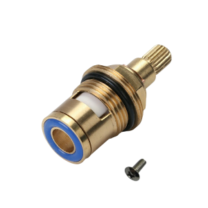 G1/2-inch Full Copper Ceramic Valve Core Faucet Inner Plug Valve Rotor Handle Switch Bathroom Universal Hot and Cold Water Mixing Valve Replacement and Repair Accessories Brass Valve Stem Valve Disc Type Structure Durable Anti-drip Easy to Install