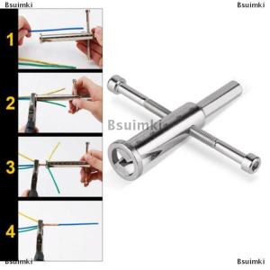 [COD] Bsuimki Universal Wire Twisting Tool Electrical Cable Quick Connector Automatic Twisting Wire Stripping Stripper Twister Drill Driver