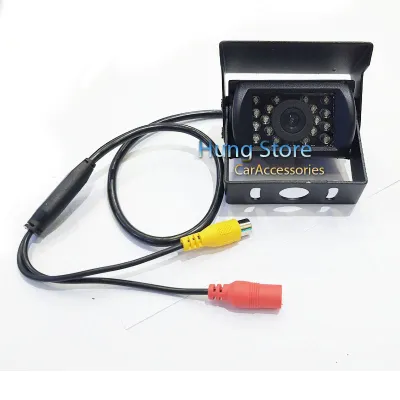 Bộ camera lùi hồng ngoại xe tải đầu kéo 12V/24V DC kèm dây AV 20mchống nước BH6T