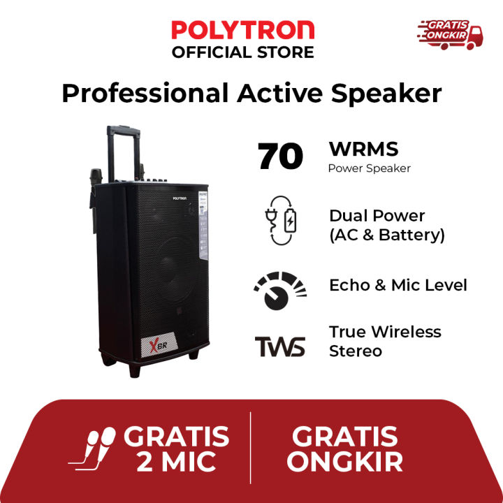 POLYTRON Speaker Aktif Portable PAS PRO10F7
