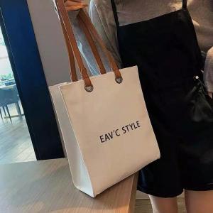 Eav Style - GRATIS ONGKIR - Anti Air - Muat Banyak - Tas Sekolah - Tas Kuliah - Tas Hangout - Tote Bag Wanita - Model Style Korea - Tas Bandung
