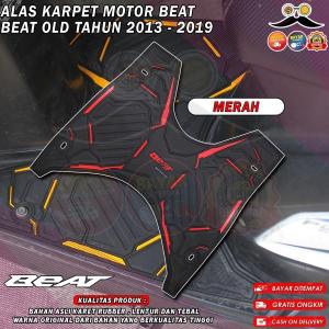 KARPET BEAT FI F1 ESP CBS STREET POP 2012 - 2019 OLD ALAS PIJAKAN KAKI BORDES FLOOR MAT RUBBER PNP