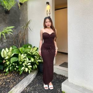 LEXA SERUT / DRESS WANITA / ATASAN ROK KEKINIAN/ BEACH OUTFIT BY SUNNYCO