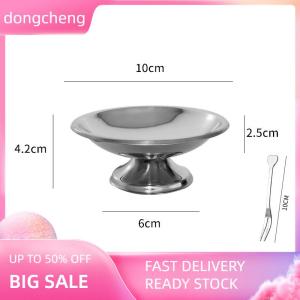 dongcheng 304 thép không gỉ tráng miệng cốc bánh pudding sữa thạch Kem cốc bát salad Bát Tráng Miệng đĩa trái cây món ăn nhẹ