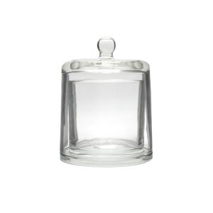 Glass Jar Display with Cover  | Use for Crystal Diffuser Candle Making Accessories Container | Multipurpose