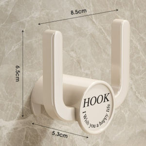 Bathroom Slippers Rack Simple Slipper Hook Wall Mounted Storage Shoe No Punching Toilet Drainage Storage Accessories