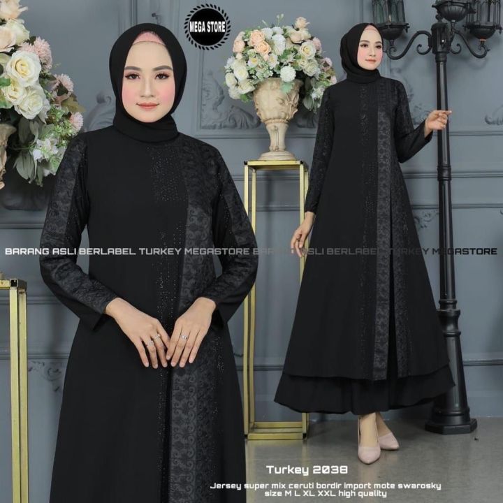 Turkey Dress Jubah Hijabs Fashion Long Dresses Gamis Dress Pree Abaya ...