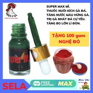 Thuốc nuôi cho gà đá. Đặc biệt trị lõn lẽn Super Max CỦA MĨ. TẶNG 100gam nghệ đỏ cao cấp