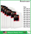 Renaissance Stretch Canvas All Purpose Painting Hobby Canvas Artist Rectangle White Canvas. 