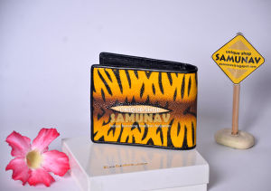 Dompet Kulit Pari Motif Harimau Macan Diamond