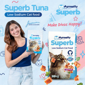 Purreetty Superb Low Sodium Cat Food 20kg (Tuna Flavor)