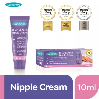 [2 Sizes] Lansinoh HPA Lanolin Nipple Cream - 10ml / 40ml | lasinoh nipple cream / lanolin nipple cream / lanolin / lanolin cream / nipple care cream / nipple cream