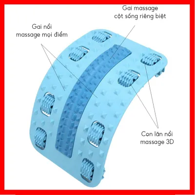 Khung nắn chỉnh lưng Ema thế hệ mới thiết kê đa năng - Giúp giảm đau mỏi thư giãn vùng thắt lưng đốt sống cổ