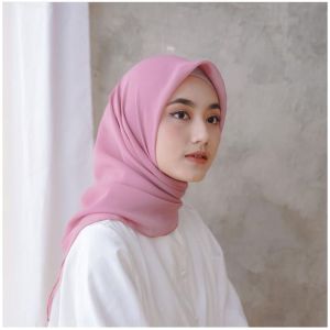 Jilbab Segi Empat Embee Motif Bunga