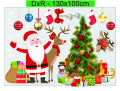 Decal trang trí noel decal dán của kính PK642. 