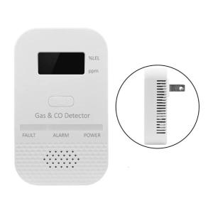 Bộ dò khí gas Carbon Monoxide khí gas dễ cháy màn hình thấp sai tỷ lệ báo động đơn giản DIY giải pháp cài đặt