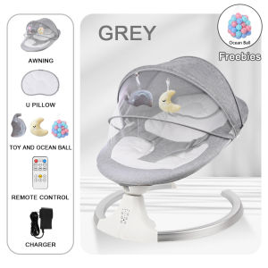 VOGO Baby Swing Rocker Cradle Electric Rocking Chair For Baby Infant To Toddler Crib Remote control swing
