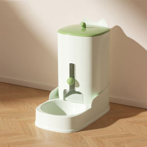 Automatic Plastic Pet Feeder Large Capacity Food Water Dispenser Bowl Small Medium Dogs Cats Puppies