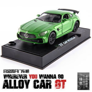 Sky Eagle Simulation Car Model 1:32 Rambo GT Supercar Alloy Pull Back Lighting Sound Effects Car Model Car Ornament