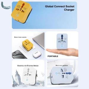 YUYIN4 Phổ travel adapter với USB Loại C Cổng Power Charger Adapter Home Outlet chuyển đổi chúng tôi anh EU ổ cắm cắm kết nối