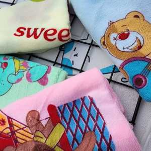 Handuk Bayi Premium Motif Karakter Lucu Ukuran 50X100 - Bahan Lembut Warna Cerah