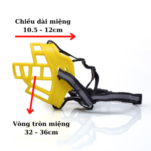 COMBO 1 CÁI - khớp mõm  rọ mõm chó (nhựa dẻo bao êm)