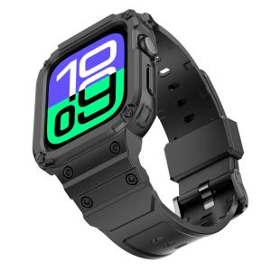 2-in-1 TPU Case & Strap for Apple Watch Series 11/10 42mm 46mm Anti-Fall Protective Cover Shell with Sport Band for iWatch Series 11/10