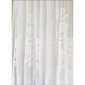 Vitrase Gorden Polos Motif Tulip/Matahari Ukuran L 100 x 200 dan L 200 x 200