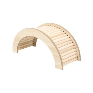 NOWNICE with Hiding Hole Hamster Climbing Ladder Smooth Small Hamster House Pet Cage Decor Accessories for Guinea Pigs Rats Small Animals