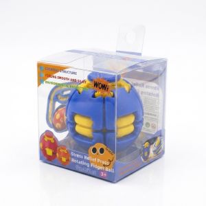 Original Quality Stress Relief Rotating Fidget Ball Press‑to‑Spin Fidget Toy 3D Deformable Finger Sp