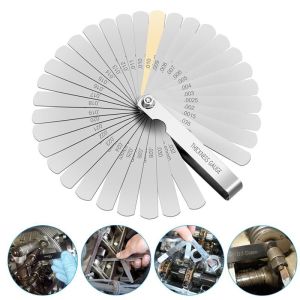 32PCS Blades Universal Thickness Gage Set Metric Gauge Stainless Steel Feeler