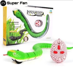(Super Fan) RC Robots & Animals RC Snake Cat Toy And Egg Rattlesnake Animal Trick Terrifying Mischief Kids Toys Funny Novelty Gift